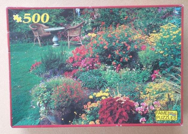 Image 3 of 500 piece Jigsaw called GARDEN by Fame Puzzles.