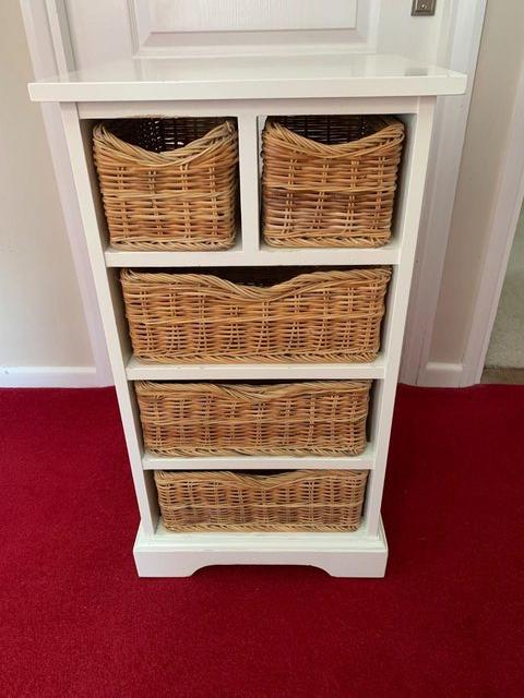 Preview of the first image of Cotswold cabinet cw baskets. 79cmH X 44cmW x 38cmdeep.