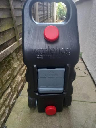 Image 1 of Water waste container with wheels in very good condition onl