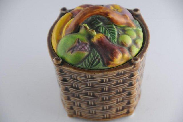 Image 1 of Vintage Jam Pot Japanese Marutomoware Ceramic