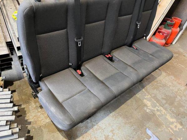 Image 2 of Ford transit flatbed crew cab rear 4 seats