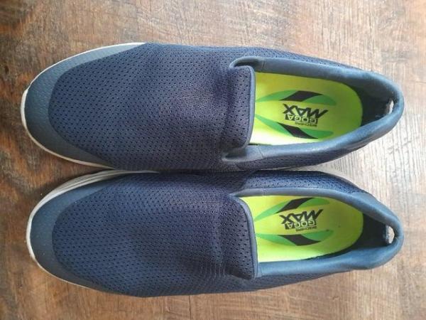 Image 1 of Skechers Goga Max blue shoes