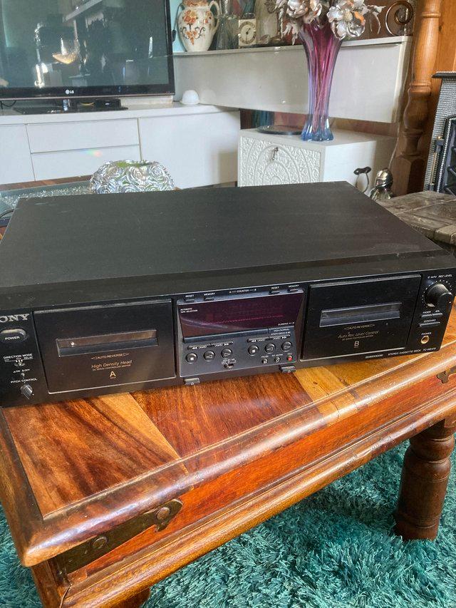 Preview of the first image of Sony Stereo Cassette Deck model TC-WE475.