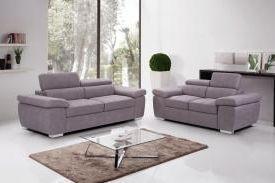 Preview of the first image of AMANDO HEARTLANDS 3&2 BEIGE FABRIC SOFAS.