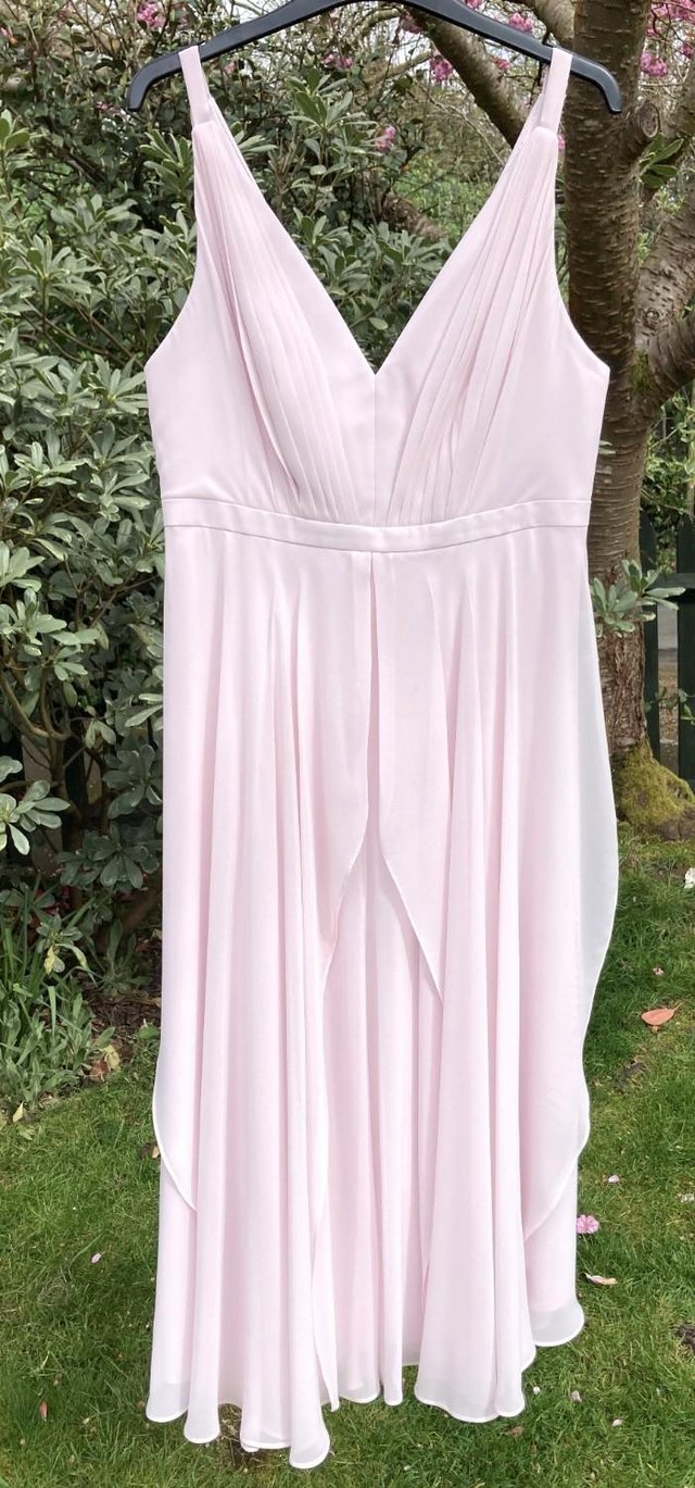 Preview of the first image of Ted Baker Pink Ballgown/Prom/Wedding Maxi dress size 3 UK 12.