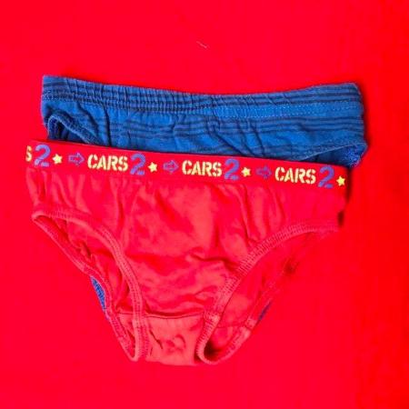 Image 1 of 2 prs boy's pants. Age 5-6 & 6-7 years. 30p both.