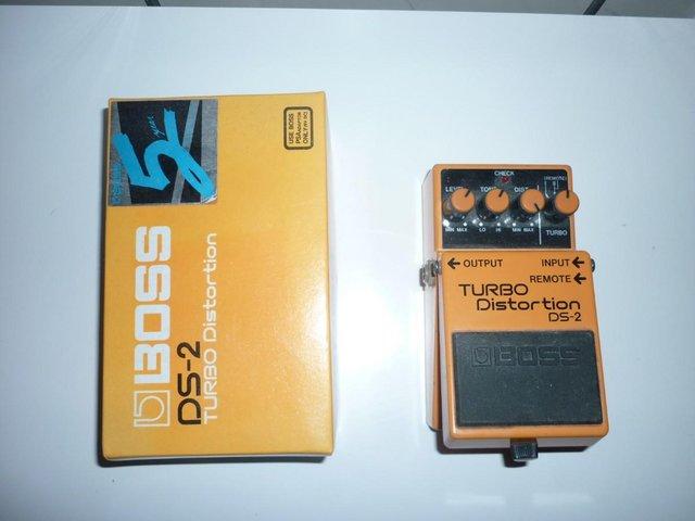 Preview of the first image of Boss Turbo Distortion DS-2 Vintage Pedal.