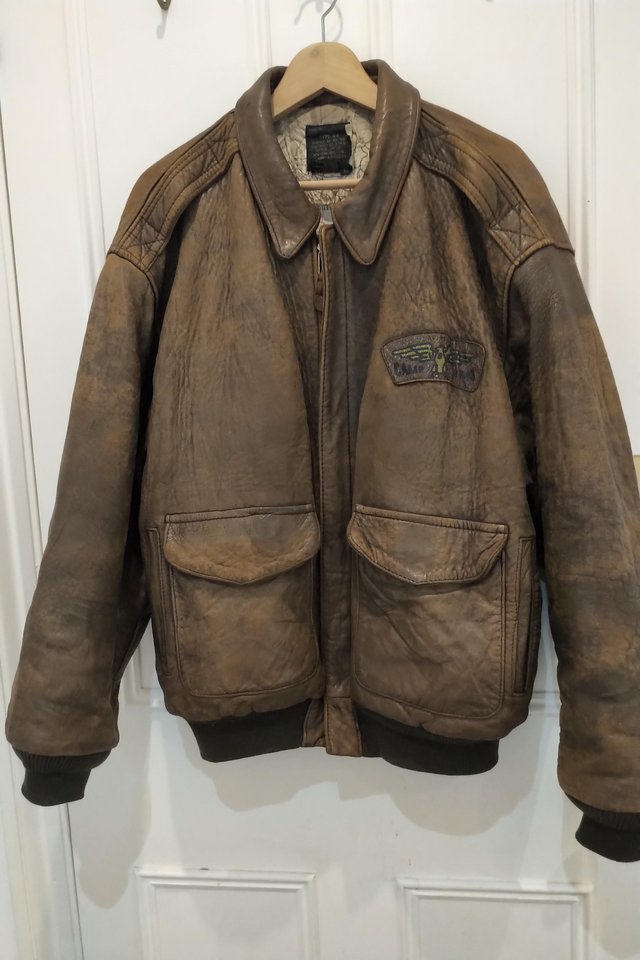 Preview of the first image of Avirex A2 Pilot's Leather Jacket 1943 Glenn Miller - XL.