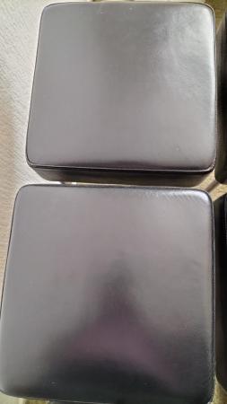 Image 3 of Bar stools black cushioned