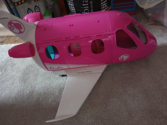 Preview of the first image of Barbie aeroplane, excellent condition.