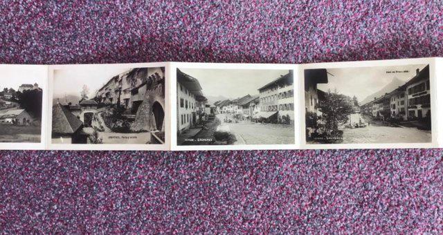Image 4 of 9 unused, JOINED 1920’s real photo postcards, Switzerland