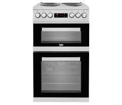 Image 1 of BEKO 50CM SOLID HOT PLATE COOKER-SILVER-DOUBLE OVEN-