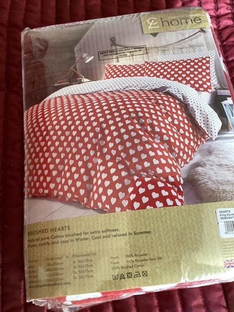 Preview of the first image of King Size Bedding still in packaging..
