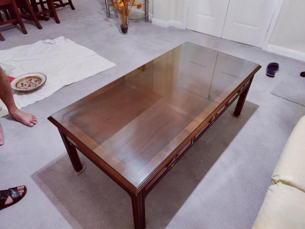 Image 2 of Rosewood coffee table - excellent condition