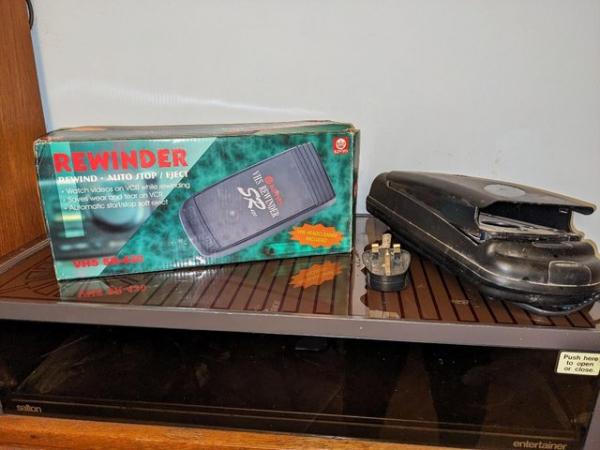 Image 1 of VHS tape rewinder New, in box, free one also