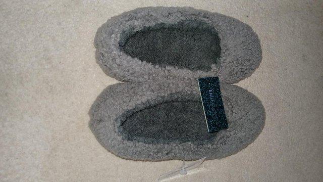Image 3 of EMU Australia Mira Teddy Slippers Grey Size 6 RRP £49 as new