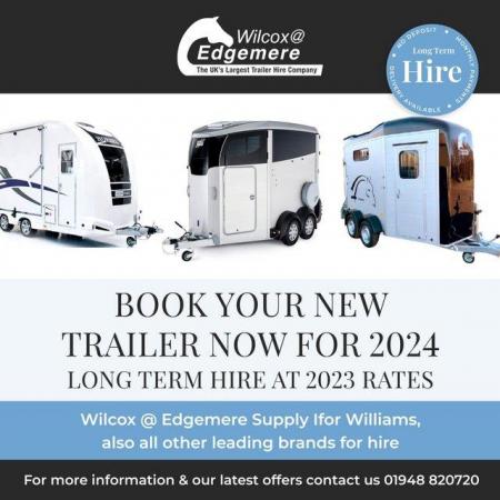 Image 1 of Ifor Willuams horsetrailers for long term hire