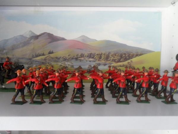 Image 6 of Britain's 1/32 scale Canadian Mounties 1960/70 Swoppets
