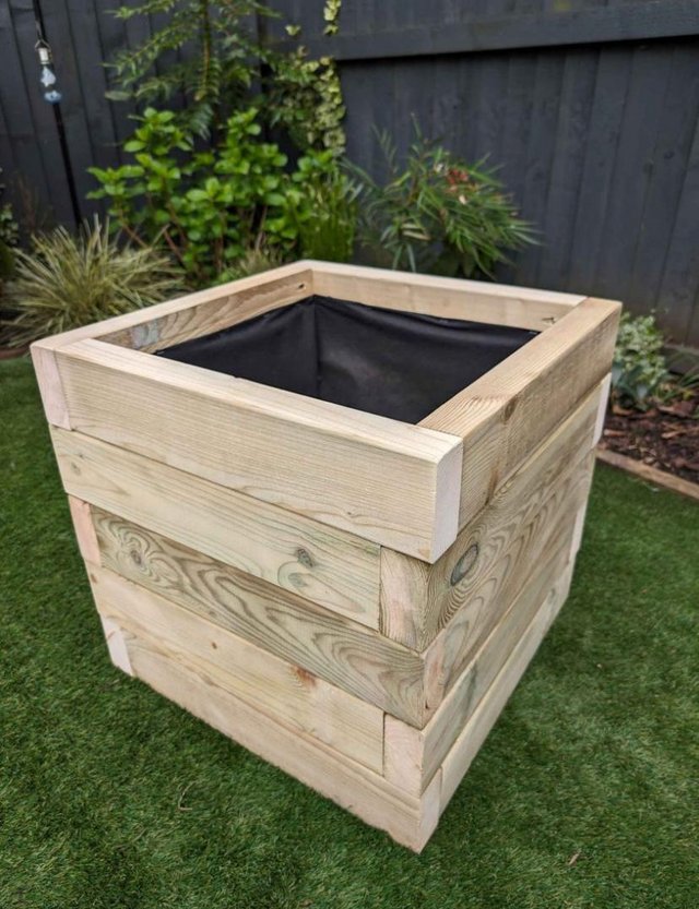 Preview of the first image of Wooden planters hand made.