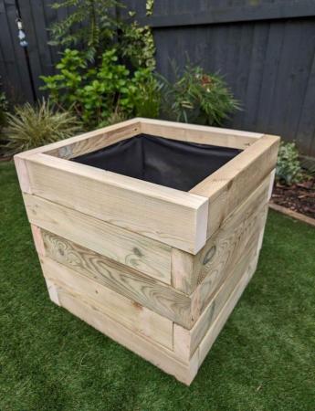 Image 1 of Wooden planters hand made