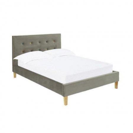 Image 1 of Double Camden grey hand made bed frame