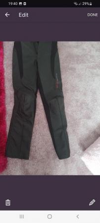 Image 1 of Lady motorbike trousers with thick lining for warmth