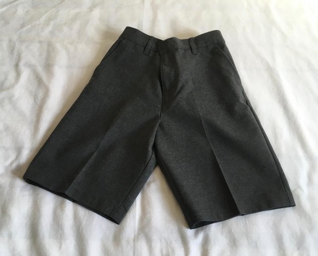 Preview of the first image of Boys Grey School Shorts.
