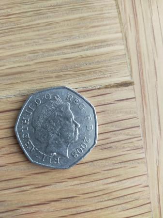 Image 2 of Royal Shield Coat of Arms 50p coins