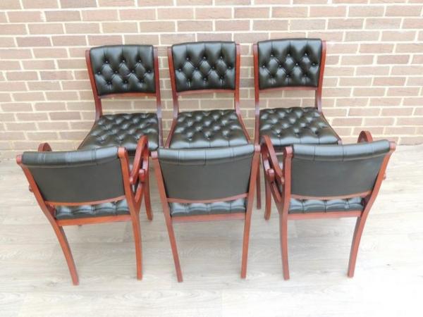Image 9 of 6 Beresford & Hicks Chesterfield Dining Chairs (UK Delivery)