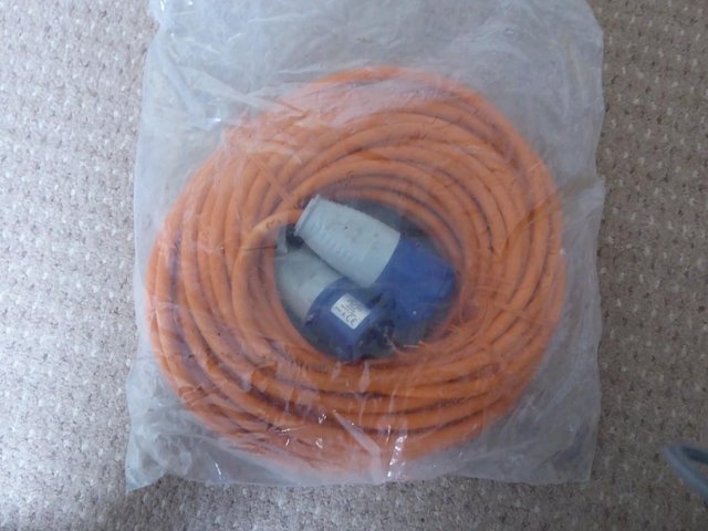 Preview of the first image of Brand New Caravan Electric Mains Hook Up Lead 25m.