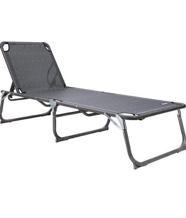Preview of the first image of Homecall XXL SunLounger Beach bed Lounger Three Legged.
