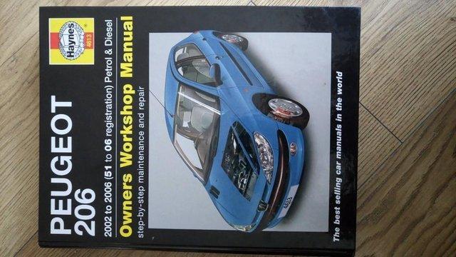 Preview of the first image of Peugeot 206 repair manual good condition.