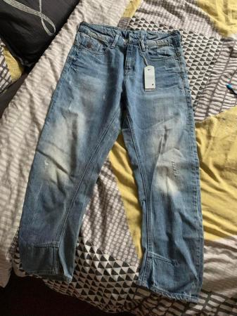 Image 1 of Ladie G-star cropped boyfrien style jeans size 26 length 32