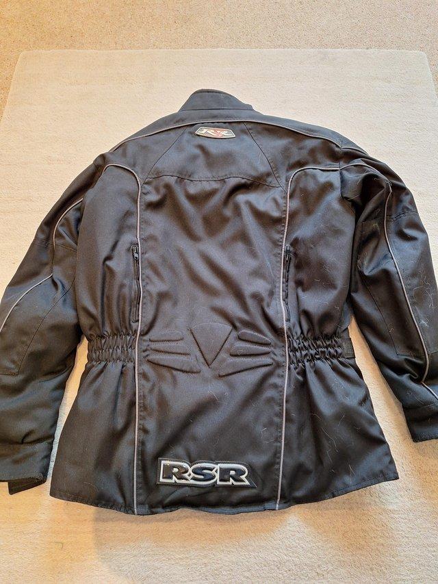 Preview of the first image of RSR MOTORCYCLE JACKET- EXCELLENT CONDITION.