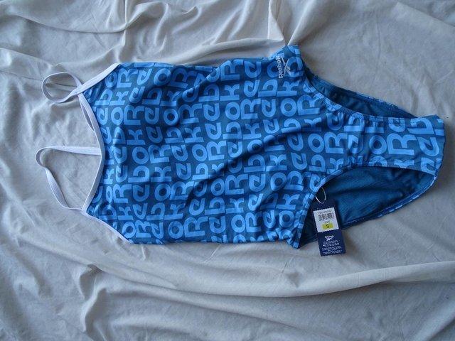 Preview of the first image of NEW Reebok ladies swimming costume suit swimwear one-piece.