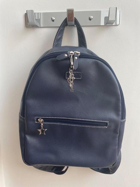 Preview of the first image of Mia Tui Navy Backpack - Synthetic Material.