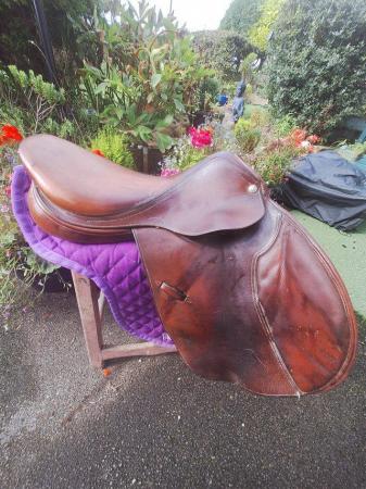 Image 1 of 17 inch pessoa saddle for sale