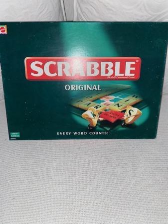 Image 2 of Original Scrabble Family Board Game By Mattel