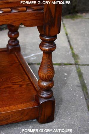 Image 25 of OLD CHARM LIGHT OAK TWO DRAWER COFFEE TABLE TV UNIT STAND