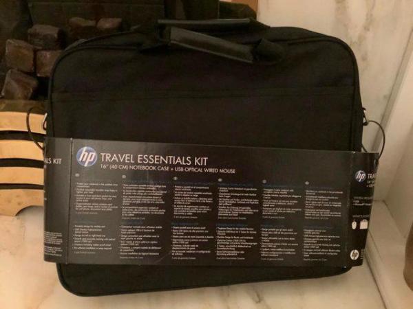 Image 2 of NEW Hewlett Packard 16” Travel Essentials Kit Notebook Case