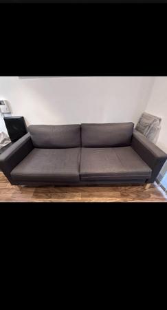 Image 2 of Ikea Karlstad, 3-Seat Sofa, Sivik Dark Grey, 93 x 56 x45 cm
