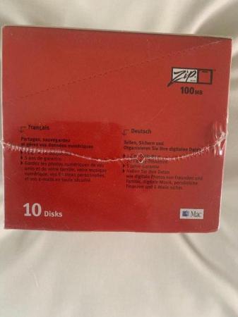 Image 2 of TEN IOMEGA ZIP DISKS: BOXED, SEALED AND UNUSED