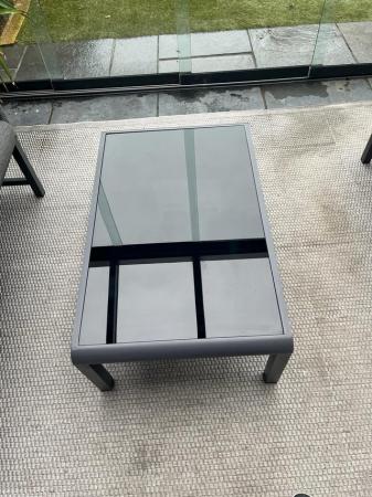 Image 1 of Conservatory sofa, two chairs and table