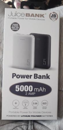 Image 1 of Power Bank 5000 Mah 2 Amp New Boxed