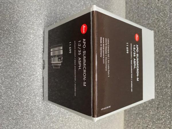 Image 1 of Leica M 35mm F2 APO Boxed Mint-