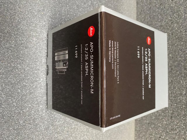 Preview of the first image of Leica M 35mm F2 APO Boxed Mint-.