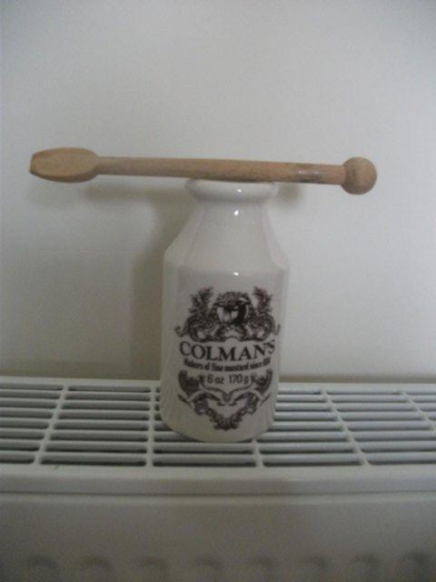 Preview of the first image of COLMAN'S MUSTARD POT AND SPOON.