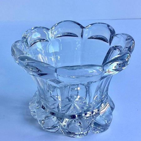 Image 3 of Vintage Lead Crystal Sweet Dish or Vase