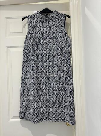 Image 1 of Dress from F&F, fully line blue with white pattern