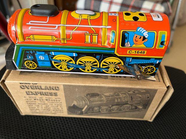 Preview of the first image of Tin Train (collectible) Welby Overland Express.